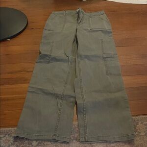Women's Olive Cargo Pants